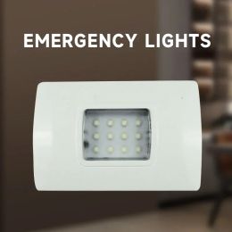 Inductive emergency light embedded wall mounted LED corridor safety charging light automatically illuminates after power outage