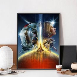 Starfield Game Poster DIY No Framed Kraft Club Bar Paper Vintage Poster Wall Art Painting Bedroom Study Stickers