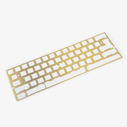 Accessories 60% 61 64 Minila Universal Aluminium Brass Steel Positioning Board Plate For DZ60 GH60 XD64 Bface YD64MQ DIY Mechanical Keyboard
