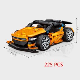 Technical Building Blocks Racing Car Super Racers Figures Bricks Garage City Speed Champions Sports Car Toys for Boy Gifts