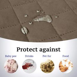 1 2 3 Seater Waterproof Sofa Cover Pet Dog Kids Sofa Mat Couch Slipcovers For Living Room Dustproof Furniture Protector Covers