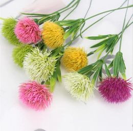 Decorative Flowers Artificial Balls Chrysanthemums Onion Sea Urchins Dandelions Fake Water Plants Wedding And Home Furnishings