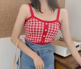 Fashion Women039s Club Tank Tops Solid V neck Letter Sleevless Camisoles Tube Crop Top Bralette Sexy Ladies Summer Tanks2366352