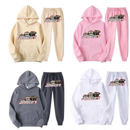 Erkek Tişörtleri Trailsuit Trapstar Marka Baskılı Spor Giyim Tişörtleri Sıcak set gevşek kapüşonlu sweatshirt pantolon koşu tasarımcısı spor giyim kazakları Tiger Hoodie