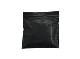 500pcslot Small Black Opaque Zip Lock Resealable Zipper Plastic Bag Grip Seal Pouch Retail Packing Bag Zipper Plastic Package for6146651