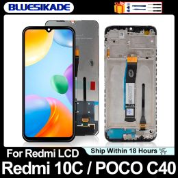CHOICE 6.71" For Xiaomi Redmi 10C LCD Display 220333QAG Touch Screen Digitizer Assembly For Mi Poco C40 Display Replace Parts