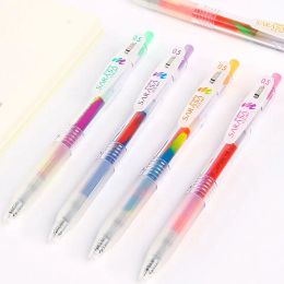 5pcs/set Sarasa Gradient Colour 0.5mm Gel Pen Set Novelty Pens for Writing Drawing Art Supply Japanese Stationery