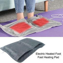 Blankets Electric Heated USB Foot Warmer Fast Heating Comfortable Skin-Friendly Soft Pad Thermal Mat Warme V8J2 Blanket