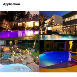 Par56 LED Swimming Pool Light Color Changing Underwater Lights with Remote Control 54W IP65 Pond Fountain Piscina Hot Tub Lamps