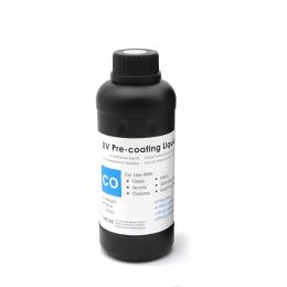 UV Coating Fluid For UV Flatbed Printer For Glass Wood Metal Crystal Leather Ceramic PVC coating liquid No Odour 500ML/1000ML