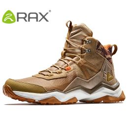 Boots Rax Hiking Boots Men Waterproof Outdoor Sports Sneakers for Men Trekking Shoes Lightweight Breathable Multiterrian Sports Shoes