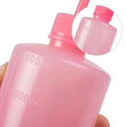 250/500ML Tattoo Curved Mouth Spray Bottle Cleaning Supplies Long Mouth Squeeze Bottle Plastic Squeeze Tattoo Consumables