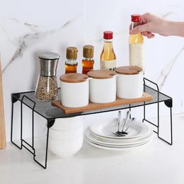 Hooks Counter Shelf Modern Ergonomic Design Cabinet Lightweight Rack Fine Mesh Organiser For Home