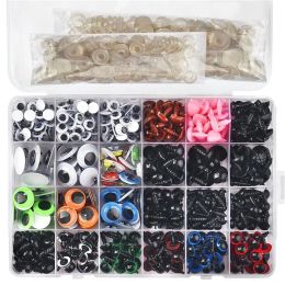 Black/Color Plastic Safety Eyes With Box For Toys Amigurumi Diy Kit Crafts Teddy Bear Soft Eye 6~12mm Toy Eyes Doll Accessories