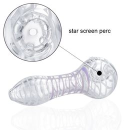 Y288 Glass Pipes Star Screen Schermo Perc Tab