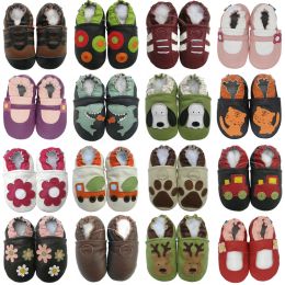 Sneakers Carozoo Newborn Baby Shoes Infant Shoes Slippers Soft Leather Baby Boys FirstWalkers girl shoes