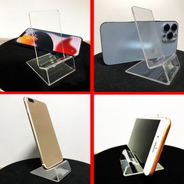 Acrylic Plastic Transparent Stand Shelf Window Counter Display Showcase For PSV Game Console Phone Holder Tablet Bracket Tray