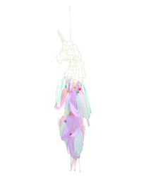 Unicorn Dream Catchers Handmade Feather Dreamcatchers for Wall Hanging Decoration Unicron Party Decoration Craft4475783