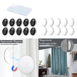 10pcs/set Magnetic Drapery Weights Magnets Shower Curtain and Window Curtains Windproof Fixing Artifact Household