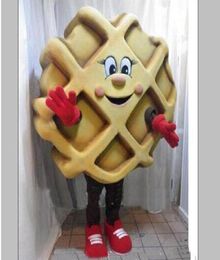 Halloween Waffle Mascot Costume Top quality Cartoon Plush Anime theme character Adult Size Christmas Carnival Birthday Party Fancy3657363