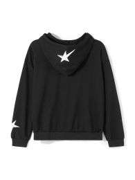 Y2k Women Men Long Sleeve Star Puff Graphic Sweatshirt Tops Vintage Aesthetic Harajuku Hoodie Jacket Streetwear