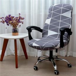 Chair Covers Pattern Elastic Office Arm Cover Quality S M L Spandex Executive 1pcs Soft Home Computer