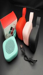 Wireless Bluetooth Speaker Mini Portable Outdoor Small Stereo Antidrop Hands Silicone Bluetooth Speaker Builtin W1 Mic speak9403276