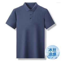 Men's Polos Polo Shirt Fashion Casual Style Solid Color Large Size Quality Men Clothing Classic Roupas Masculinas Gift For Father Husband