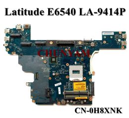 Motherboard LA9414P For dell Latitude 6540 E6540 Laptop EDP Motherboard Mainboard CN0H8XNK H8XNK Mainboard 100% tested