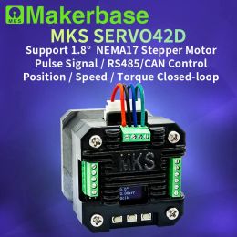 Nema 17 Servo driver controller MKS SERVO42D closed loop stepper motor drive RS485 CAN converter 256 microstep