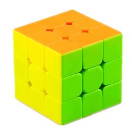 Qiyi Warrior W 3x3x3 Speed Cube New Jelly Magic Cube Transparent Professional Magic Cube Colorful Children's Educational Toys