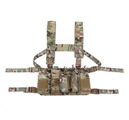 Tactical Sling Vest MOLLE Pouch 1000D Nylon Vest Belt Combat Army Battle Cummerbunds with Shoulder Sling Harness4070074