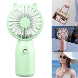 Small Personal Fan Handheld Mini Fan Summer Portable Fan AA-Battery Operated Pocket Fans (Batteries Not Included)