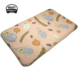 Carpets Cockatiel Chicks Chirp Soft House Family Anti-Slip Mat Rug Carpet Chick Baby Bird Pet Wing Cute Funny Kawaii