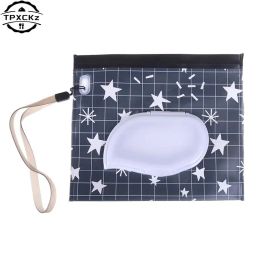 Towel Slim Paper Practical Travel Pouch Portable Clutch Outdoor Carrying Case Reusable Refillable Eco-friendly Wet Wipe Bag