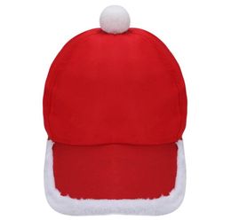 New Santa Claus Plush Christmas Hat Sports Cap Xmas Accessories Hats Party Size Polyester Festive Atmosphere Decor 10Nov 299514903
