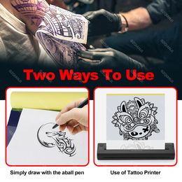 10-100PCS Spirit Tattoo Transfer Paper A4 Size Classic 4 Layers Freehand Thermal Copier High Quality Stencil Tracing Tatuagem