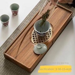 Tea Trays Walnut Creative Drainage Tray Wooden Dry Bubble Solid Wood Small Table Modern Luxury Sea