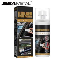 SEAMETAL 100ml Car Rubber Care Spray Car Leather Furniture Parts Renovator Seal Strips Brighten Restore for Car Detailing Care