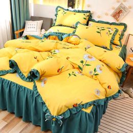 Bedding Sets Women's Lace Princess Quilt Cover Bed Sheet Pillow Case Large / Gift Style 2024.