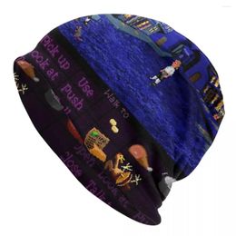 Berets The Secret Of Monkey Island Bonnet Homme Street Knitted Hat For Men Women Warm Winter Video Games Beanies Caps