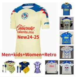 23 24 Club America Football Shirts Liga MX HENRY J.QUINONES D.VALDES 3RD A.ZENDEJAS FIDALGO 2023 2024 HOME AWAY Third Maillot Fans Slim Player Version Football Shirts