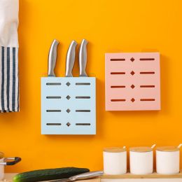 Kitchen Tool Knife Holder Multifunctional Stand Wall Mounted Organiser Knife Block Storage Convenient Safe Kitchen Accessories