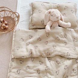 Blankets Baby Cotton Muslin Comforter Blanket Print Summer Quilt For Babies Infant Sleeping Cover Korean Bedding