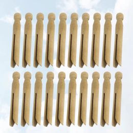 Photo Wooden Clothes Clips Wood Clothespins Pins Peg Pegs Mini Clothespin Clip Flat Crafts Diy Pin Picture Card Slotted Laundry