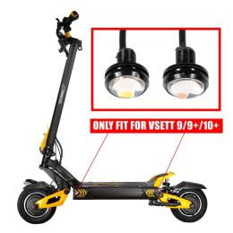 Original VSETT Front & Rear LED Light Bulb for VSETT 9 9+ 10+ Electric Scooter Deck Lamp With Fixing Bracket MACURY Spare Parts