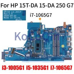 Motherboard LAJ951P For HP 15TDA 15DA 250 G7 Notebook Mainboard M17756601 M17755601 GPI52 LAJ951P I3 I5 I710th Gen Laptop Motherboard