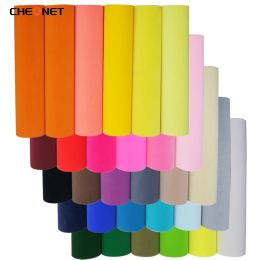 Films CheoNet 25cmx300cm Flock Heat Transfer Vinyl Roll Assorted Colours Iron On HTV for TShirt with Cricut or Heat Press DIY