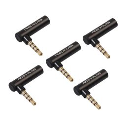 90 Degree Right Angled L Type 3.5mm Male To Female Audio Converter Adapter Connector Stereo Earphone Microphone Jack Plug