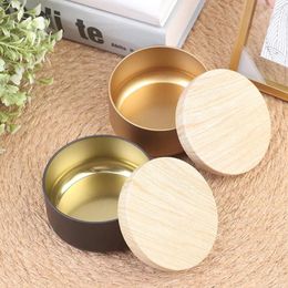 Storage Bottles 2PCS Tea Containers Tinplate Candy Jar Jars For Loose Coffee Chocolate Sugar Spices